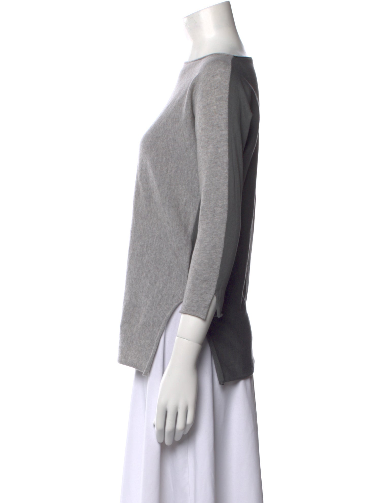 Fabiana Filippi Bateau Neckline Three-Quarter Sleeve Top