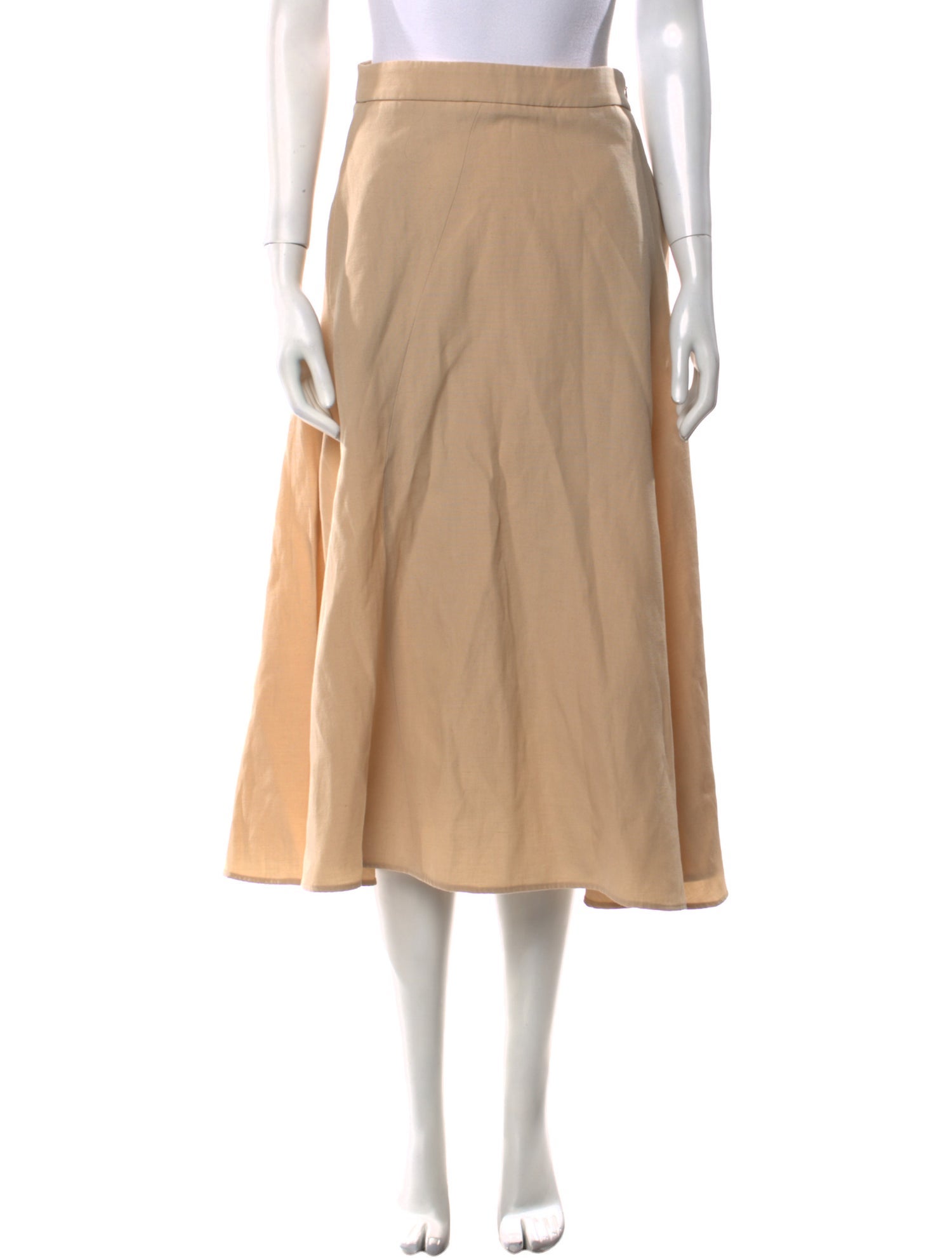 Fabiana Filippi Wool Midi Length Skirt