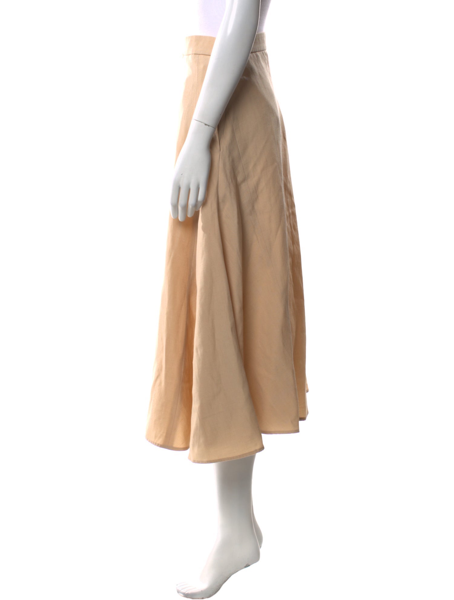 Fabiana Filippi Wool Midi Length Skirt