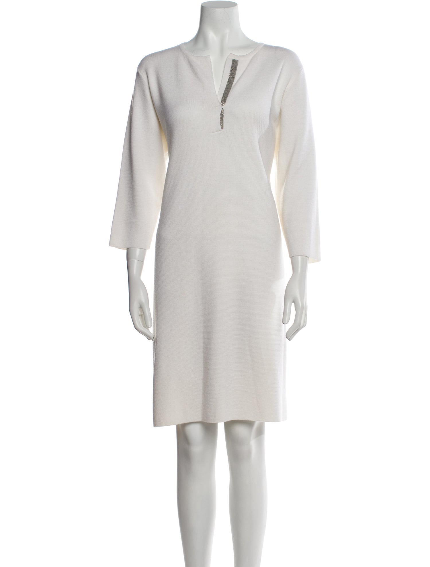 Fabiana Filippi Merino Wool Knee-Length Dress
