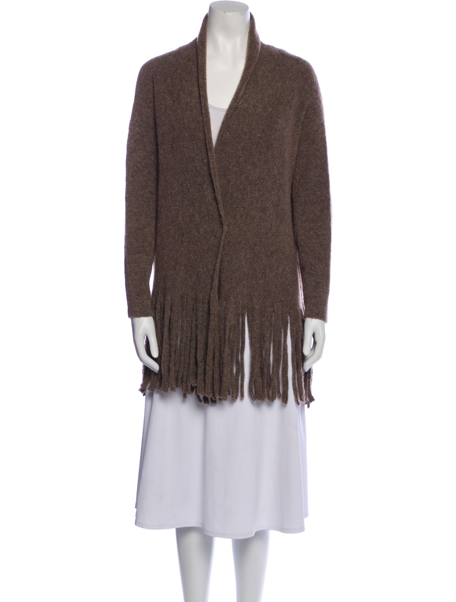 Fabiana Filippi Merino Wool Open Front Sweater