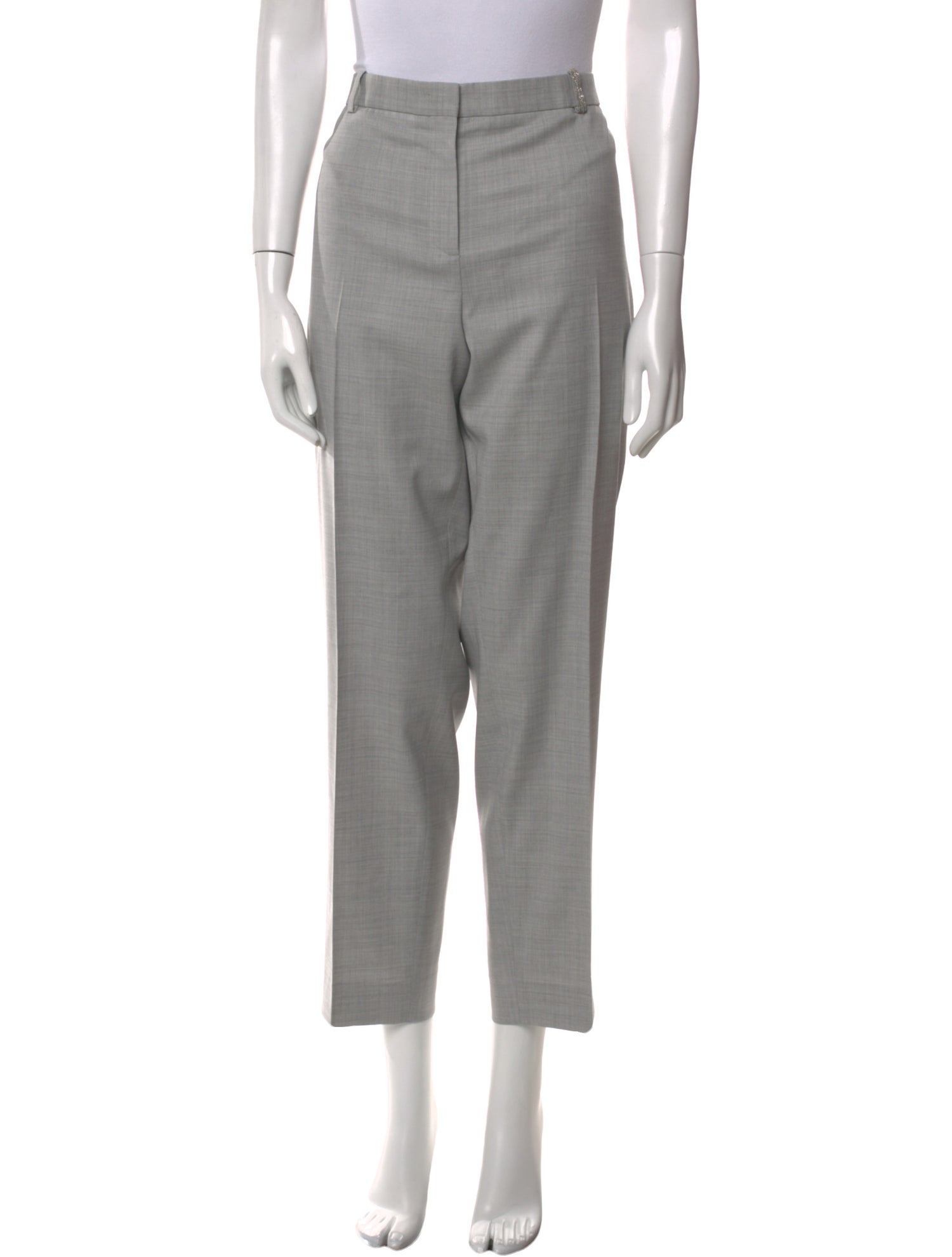 Fabiana Filippi Virgin Wool Straight Leg Pants