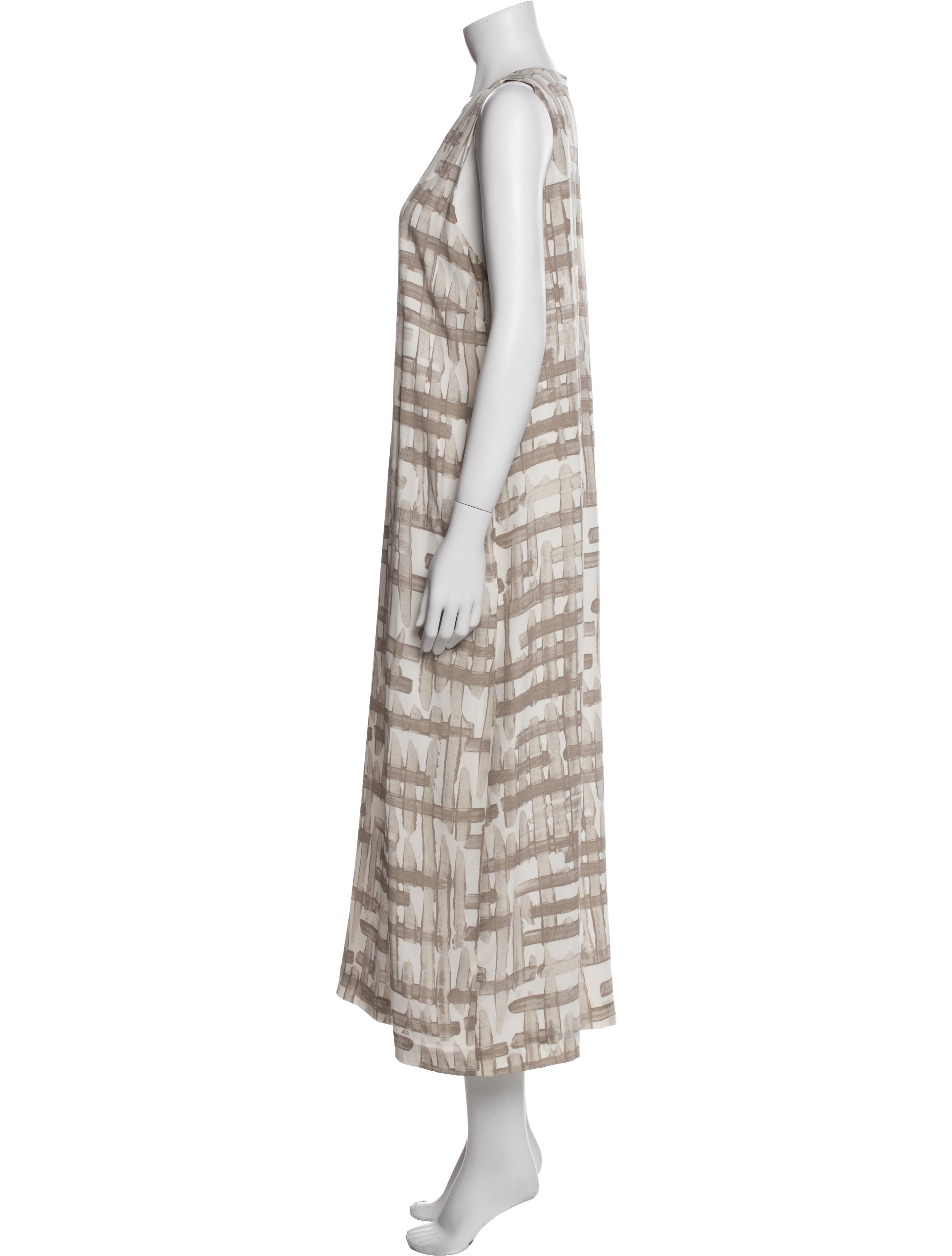 Fabiana Filippi Silk Long Dress