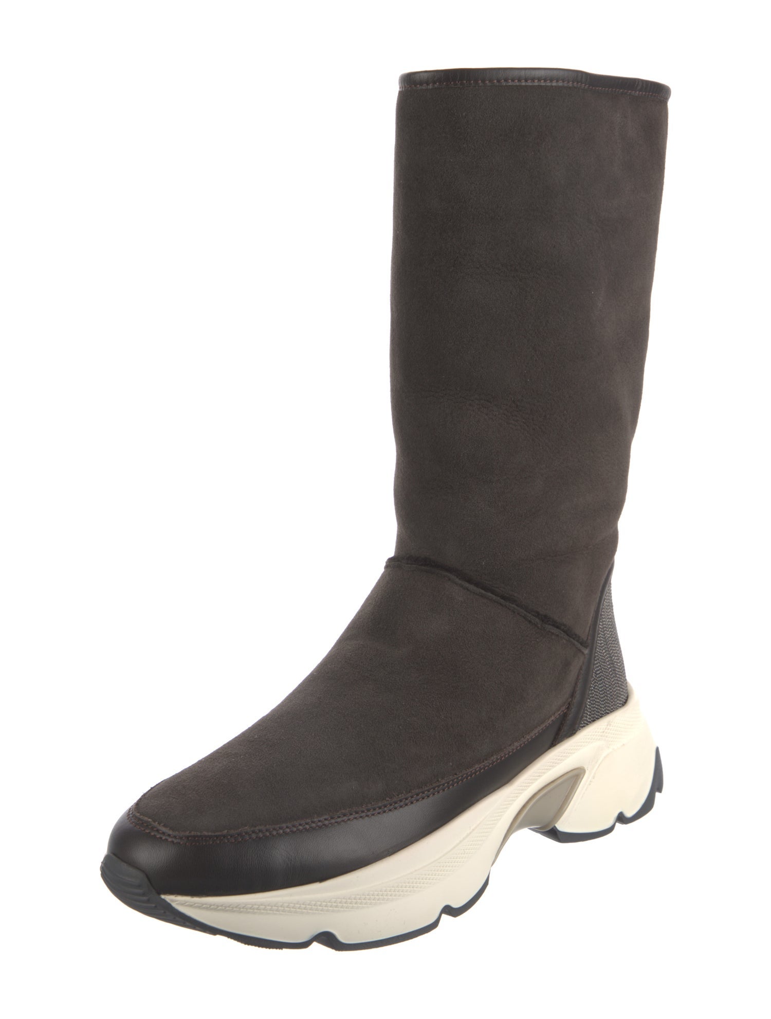 Fabiana Filippi Suede Beaded Accents Boots