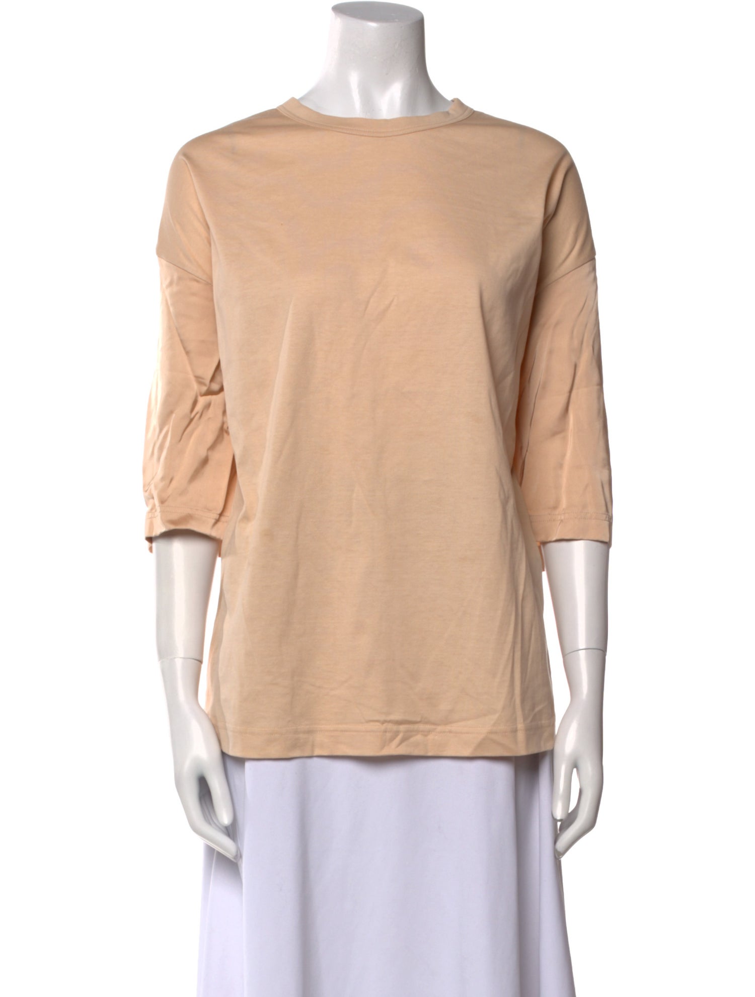 Fabiana Filippi Bateau Neckline Three-Quarter Sleeve Top