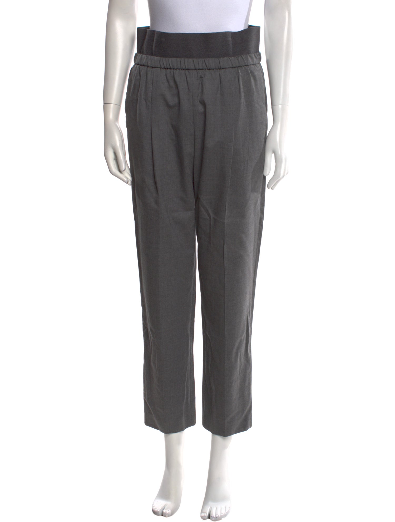 Fabiana Filippi Virgin Wool Straight Leg Pants
