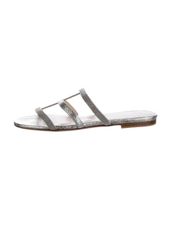 Fabiana Filippi Leather Slides