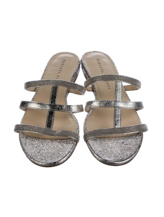 Fabiana Filippi Leather Slides