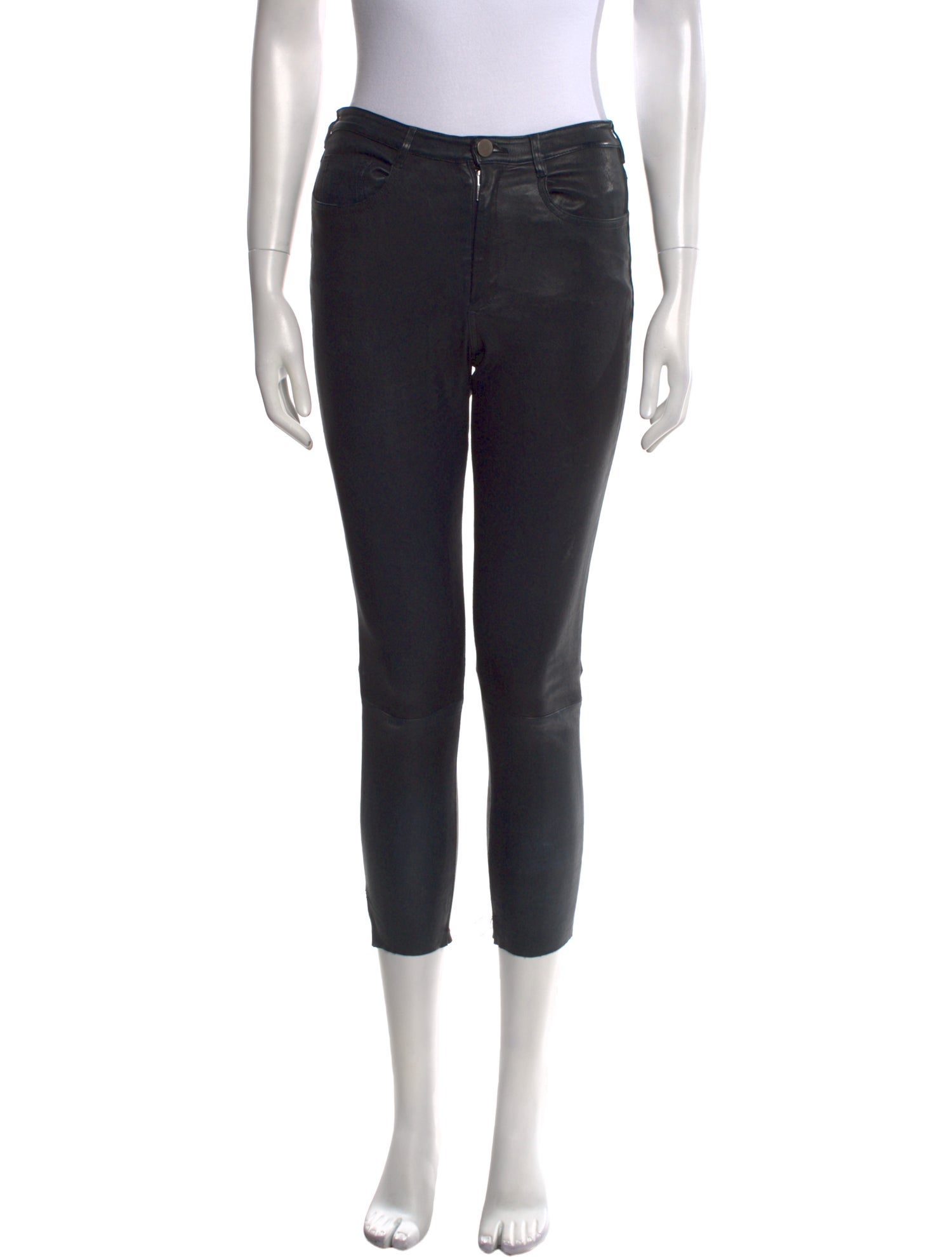 Fabiana Filippi Leather Skinny Leg Pants