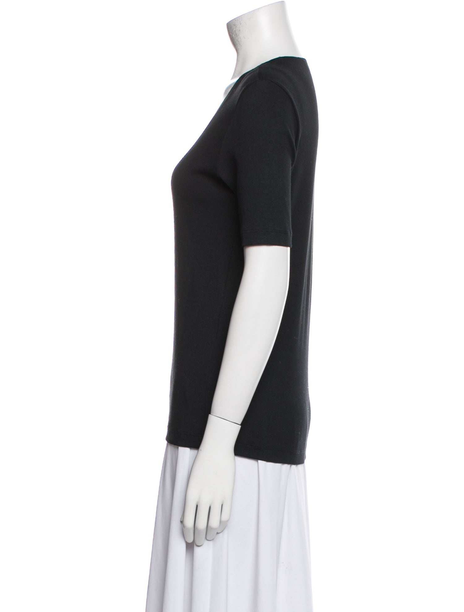 Fabiana Filippi V-Neck Short Sleeve T-Shirt