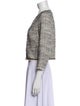 Fabiana Filippi Linen Tweed Pattern Evening Jacket