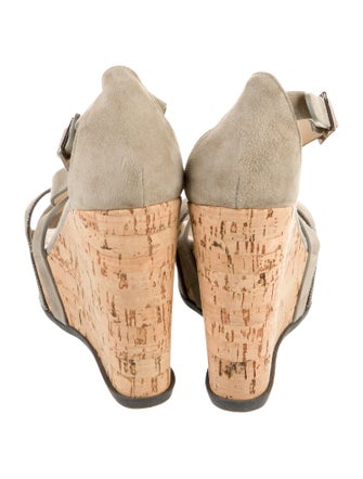 Fabiana Filippi Suede Beaded Accents Sandals