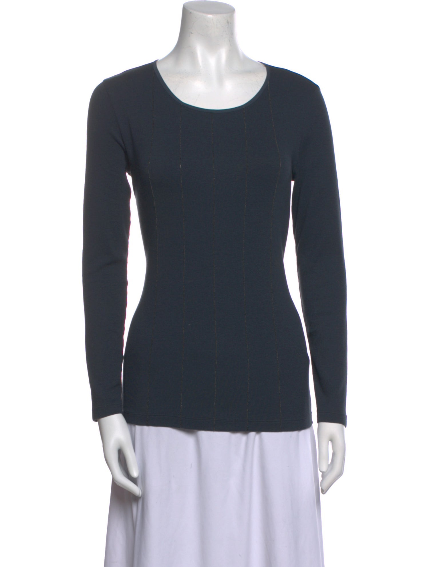 Fabiana Filippi Silk Scoop Neck T-Shirt