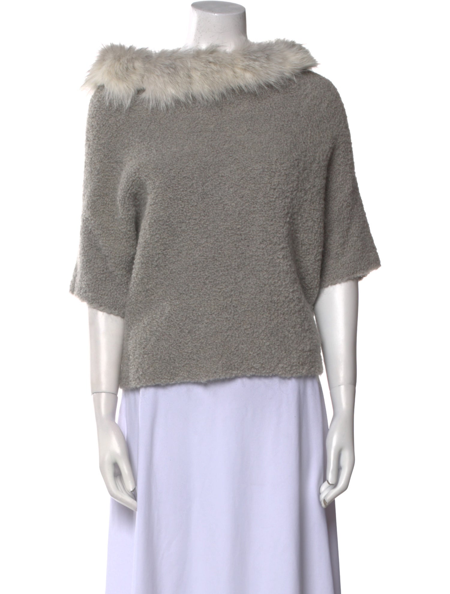 Fabiana Filippi Alpaca Bateau Neckline Sweater