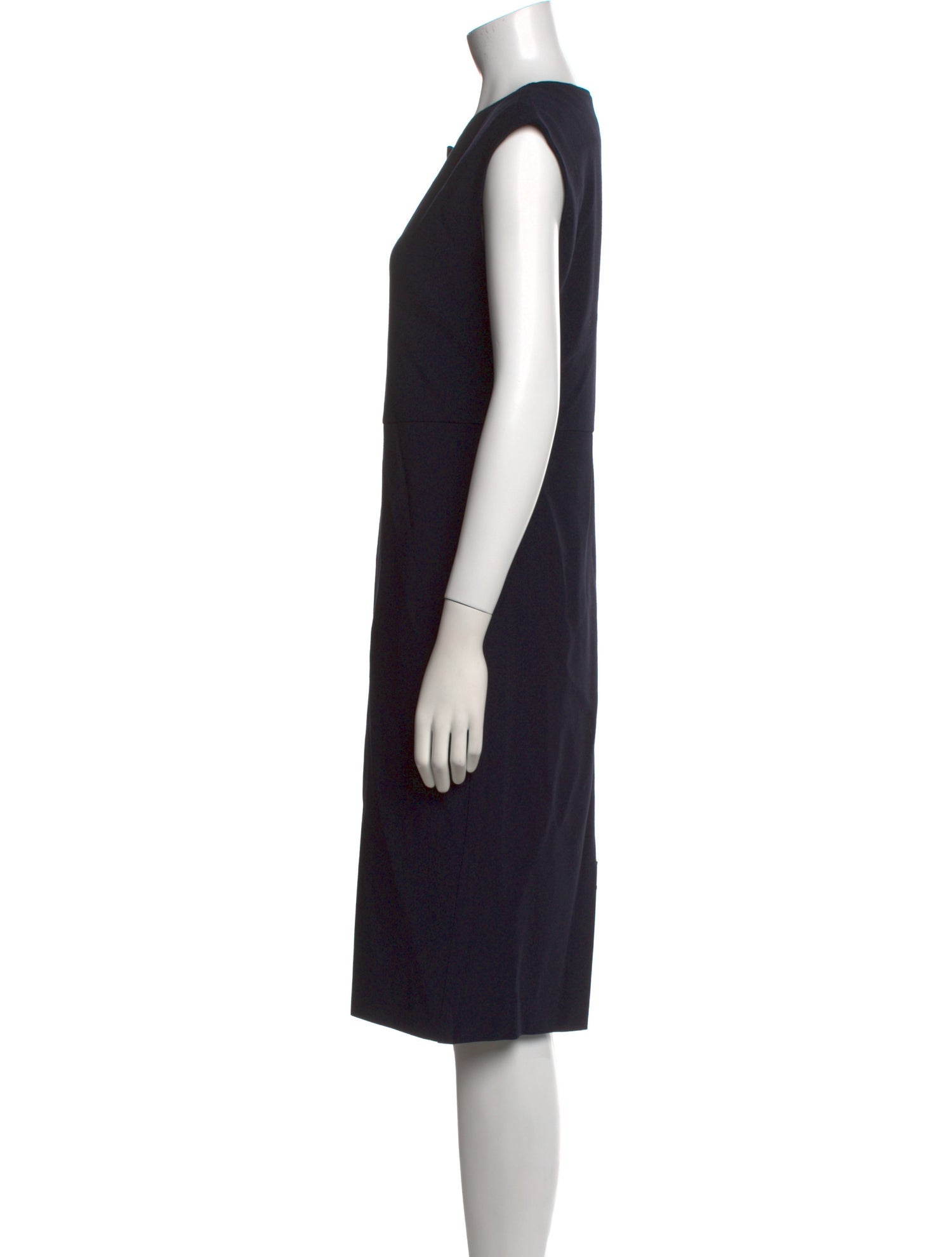 Fabiana Filippi V-Neck Midi Length Dress