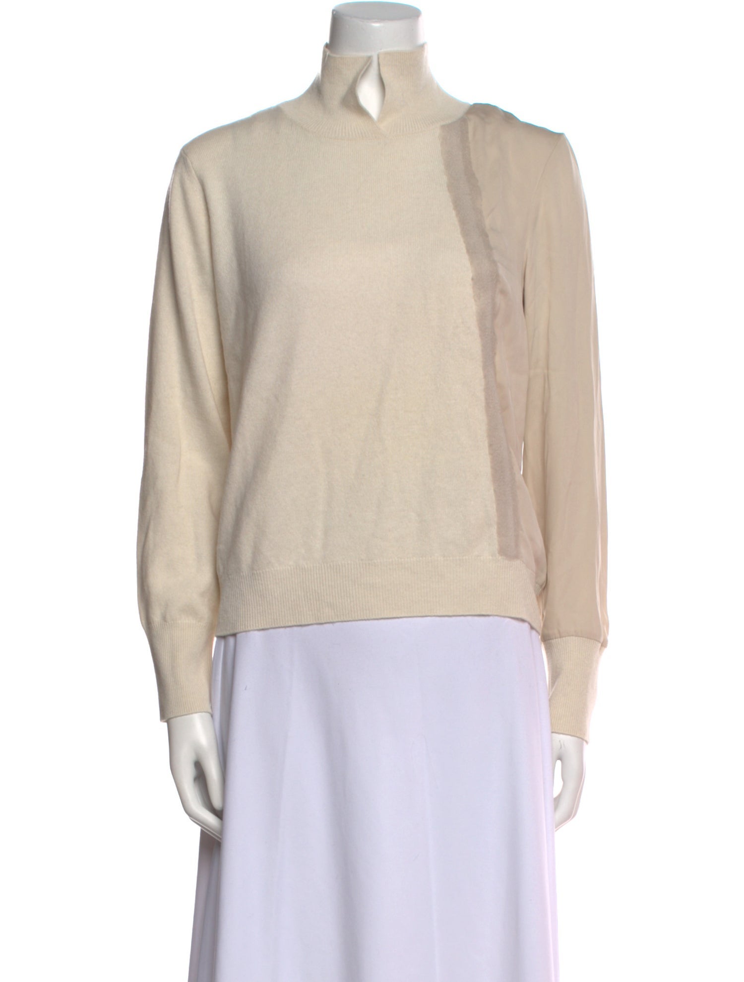 Fabiana Filippi Merino Wool Mock Neck Sweater