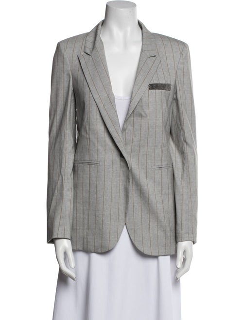 Fabiana Filippi Wool Striped Blazer