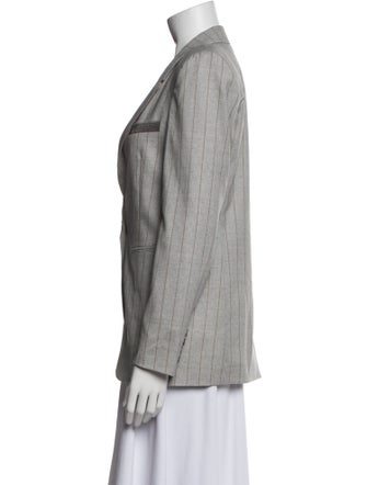 Fabiana Filippi Wool Striped Blazer