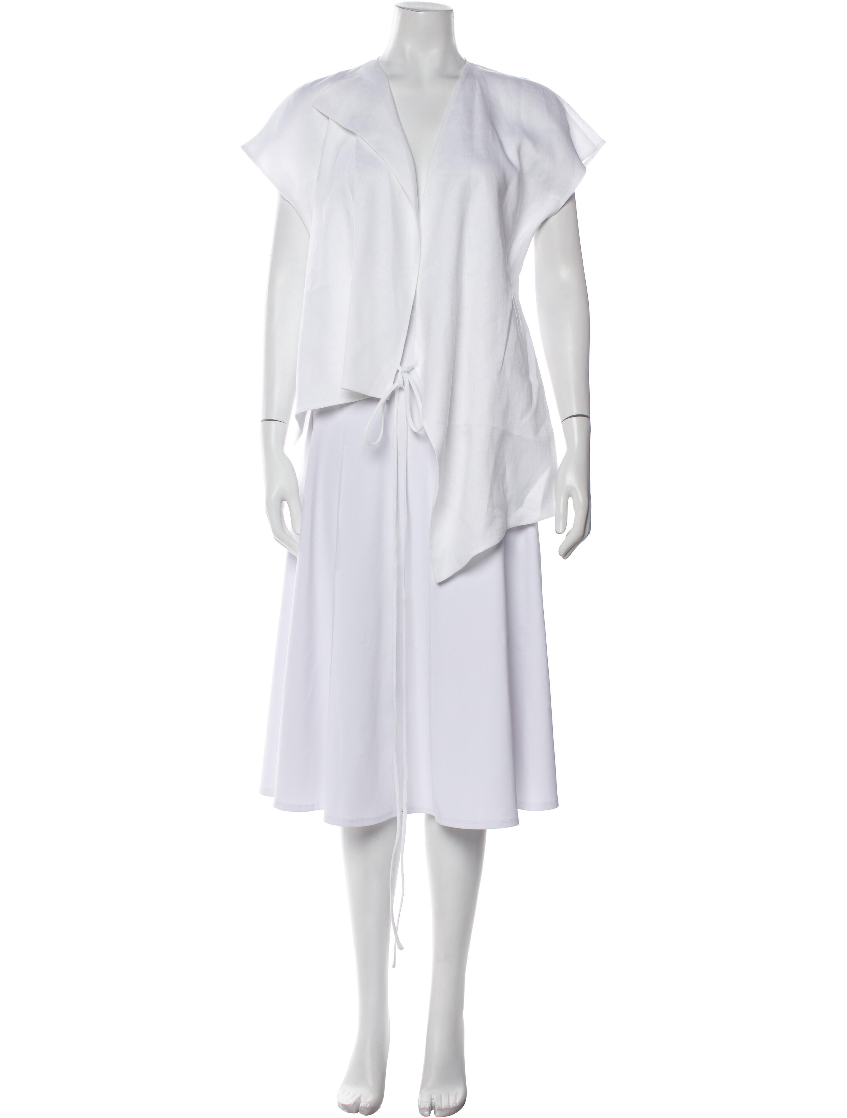 Fabiana Filippi Linen V-Neck Blouse