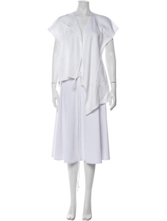 Fabiana Filippi Linen V-Neck Blouse