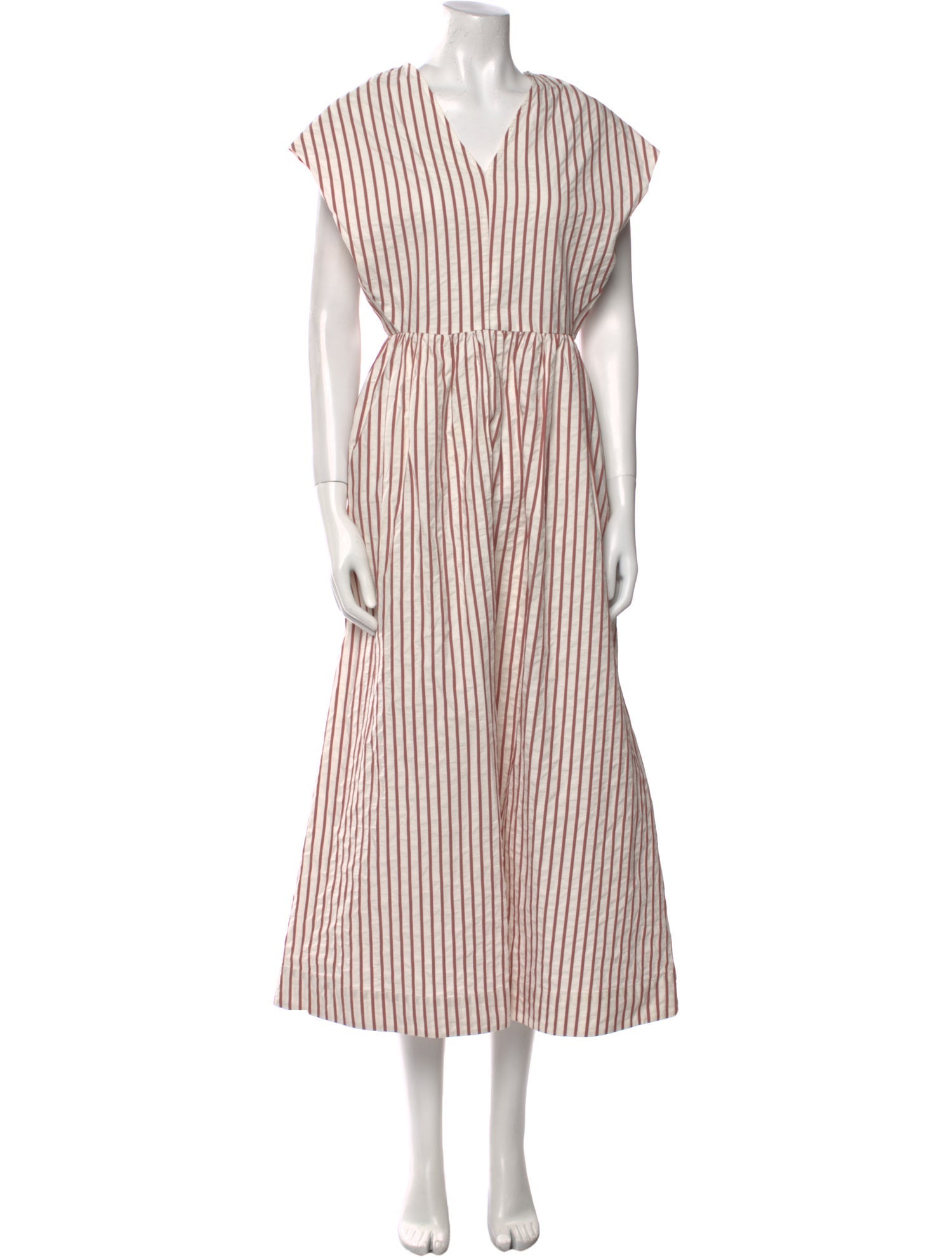 Fabiana Filippi Striped Long Dress