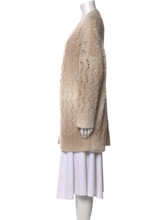 Fabiana Filippi Alpaca Open Front Sweater