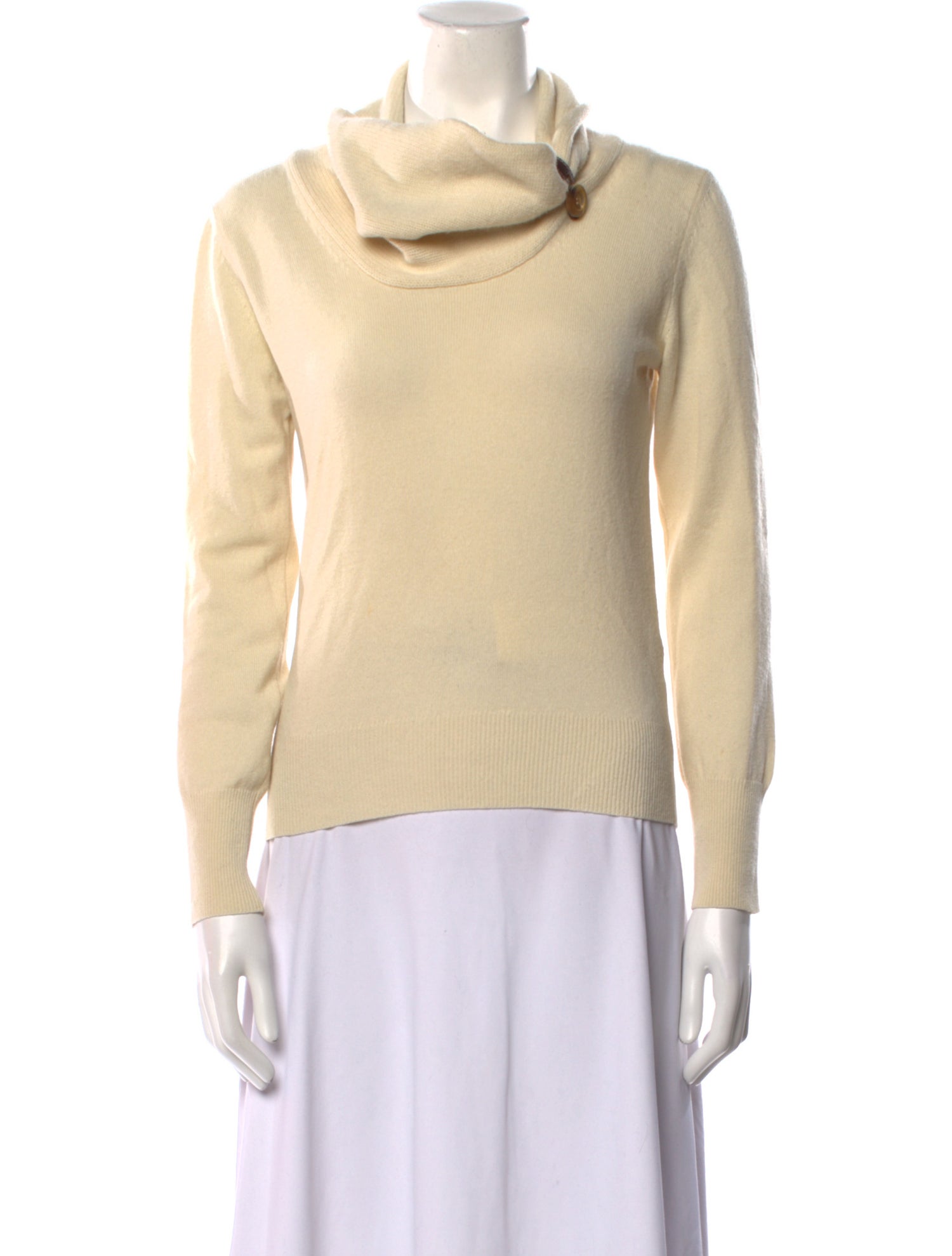 Fabiana Filippi Merino Wool Cowl Neck Sweater