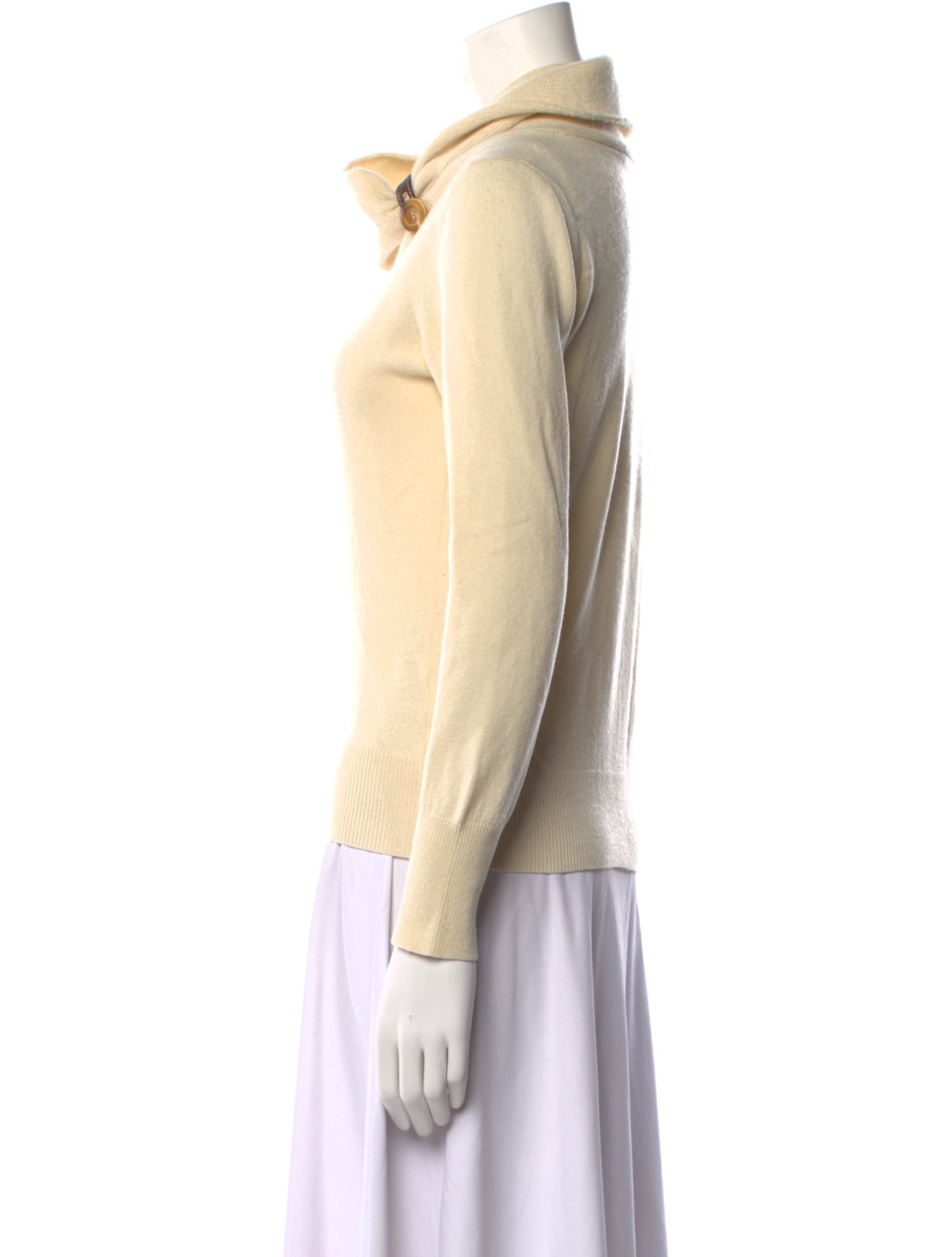 Fabiana Filippi Merino Wool Cowl Neck Sweater