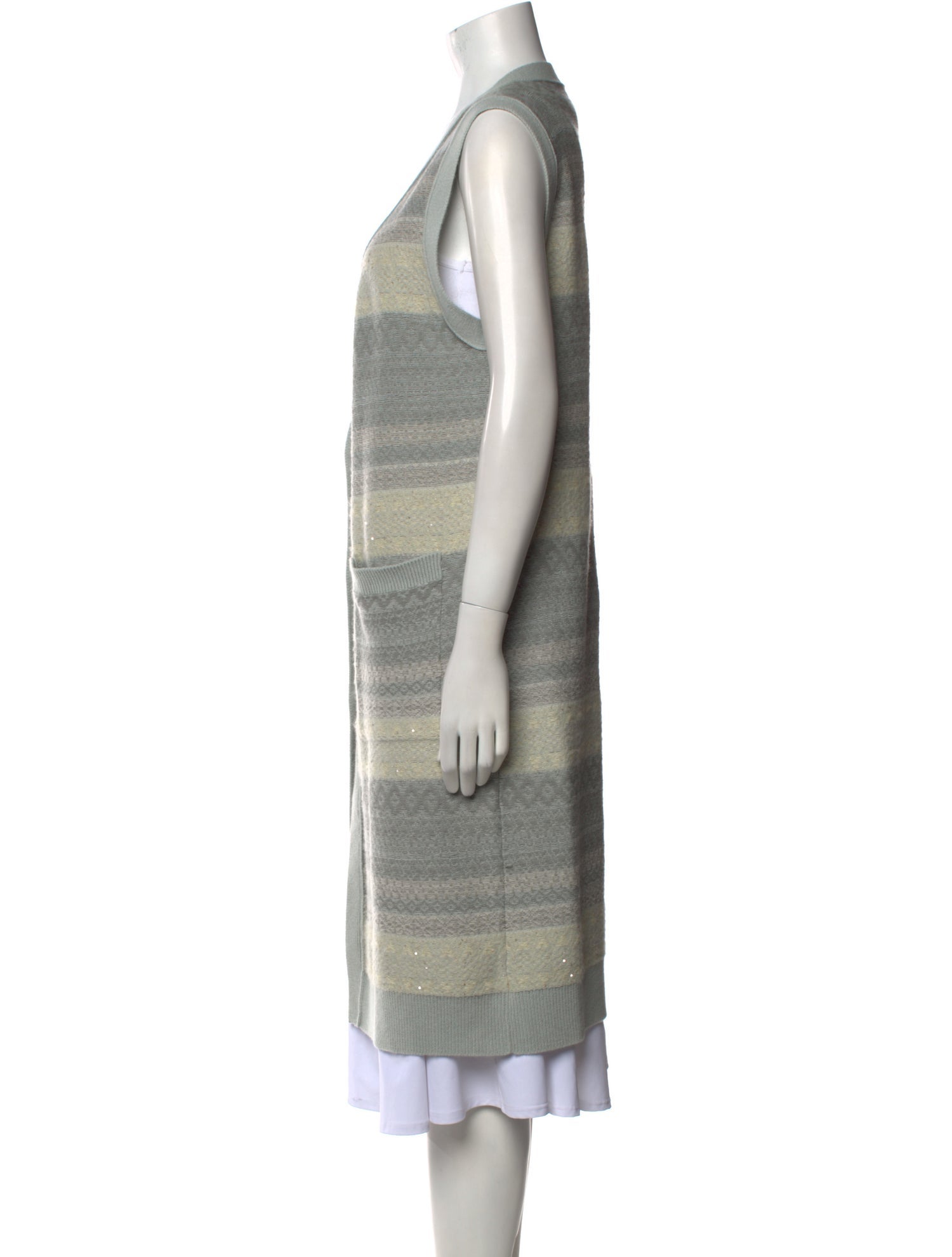 Fabiana Filippi Cashmere Striped Sweater