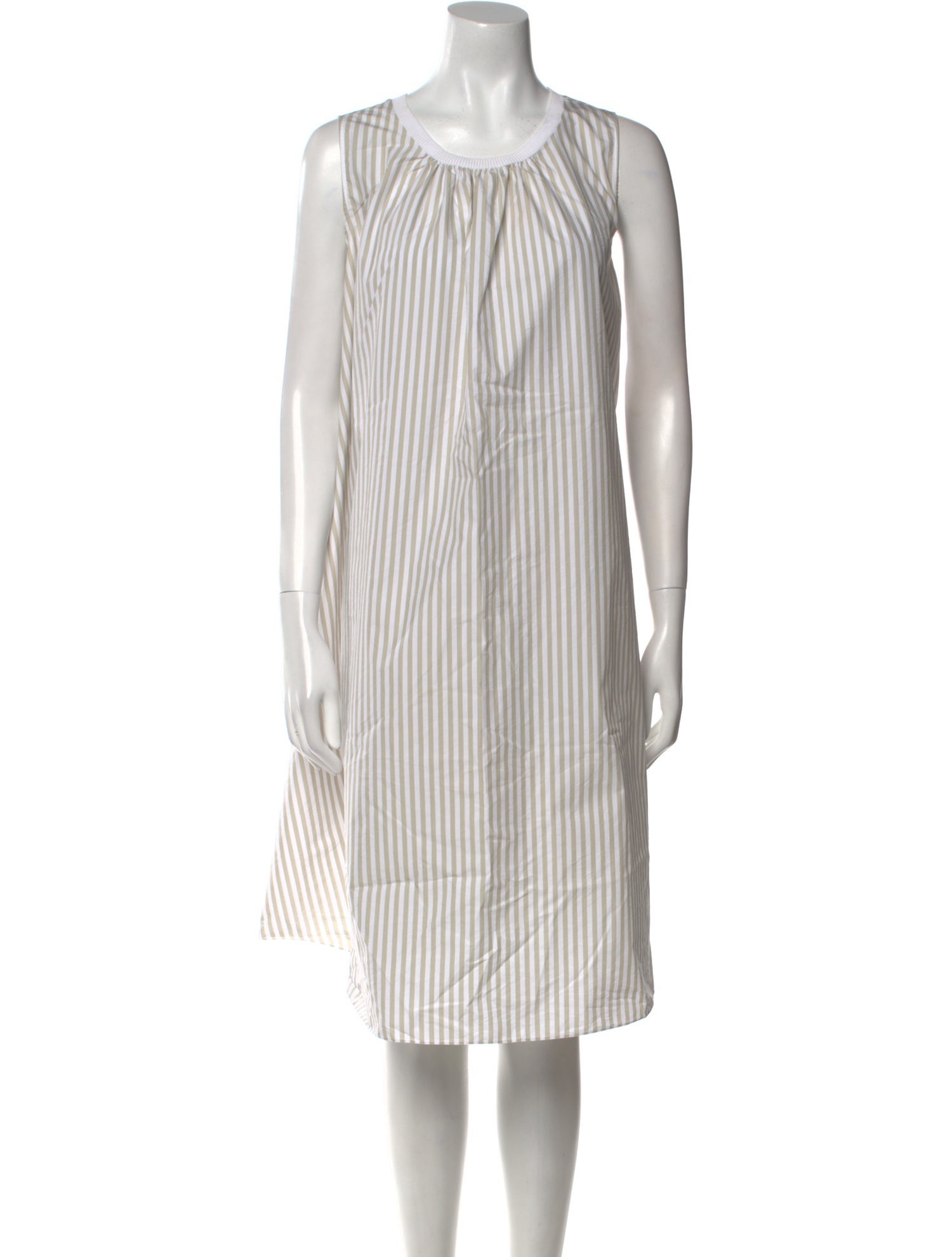 Fabiana Filippi Scoop Neck Knee-Length Dress