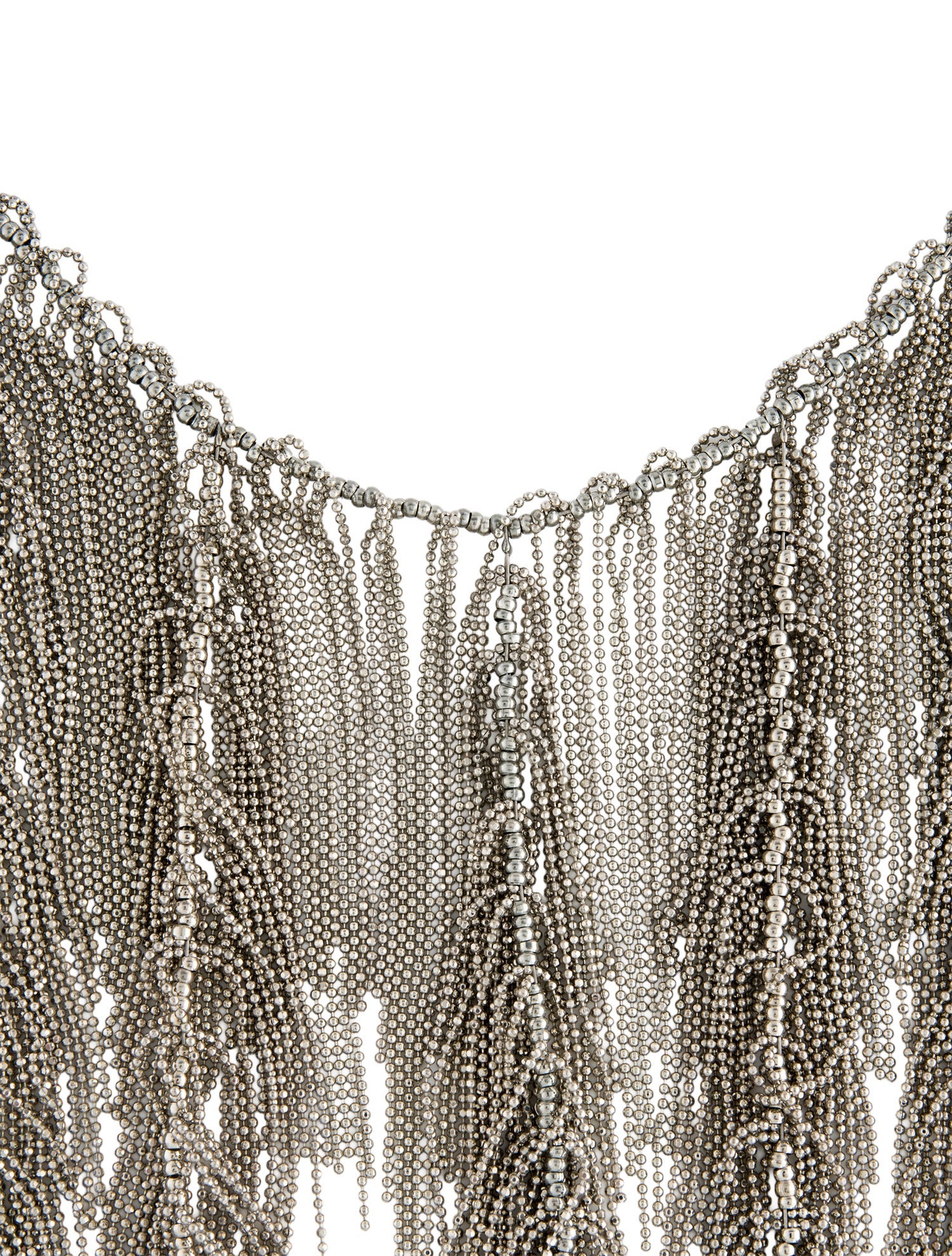Fabiana Filippi Monilli Fringe Collar Necklace
