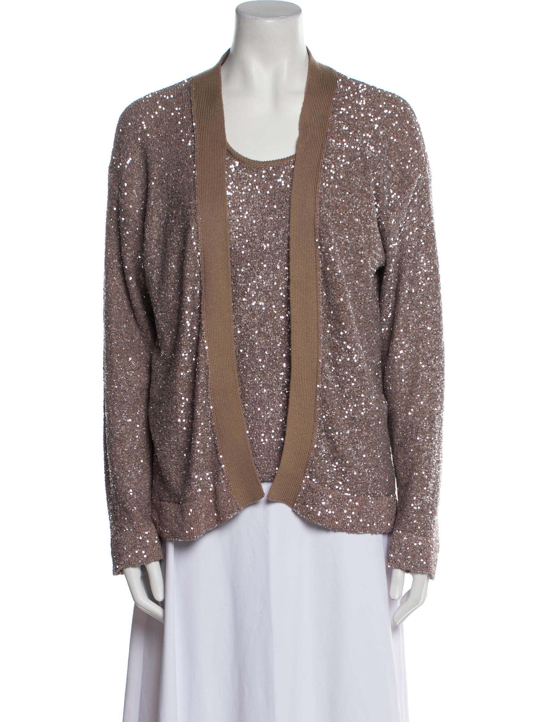 Fabiana Filippi Silk Sequin Embellishments Set