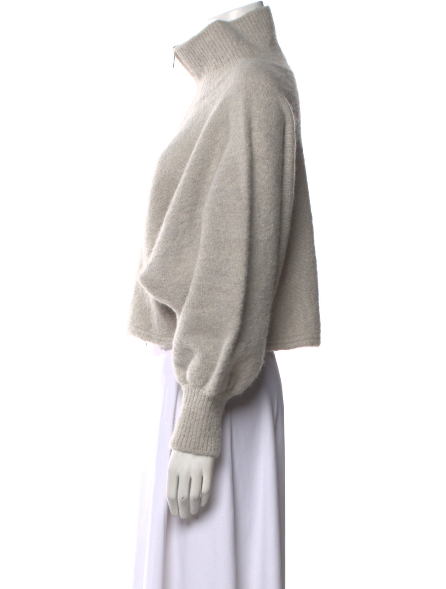 Fabiana Filippi Alpaca Mock Neck Sweater