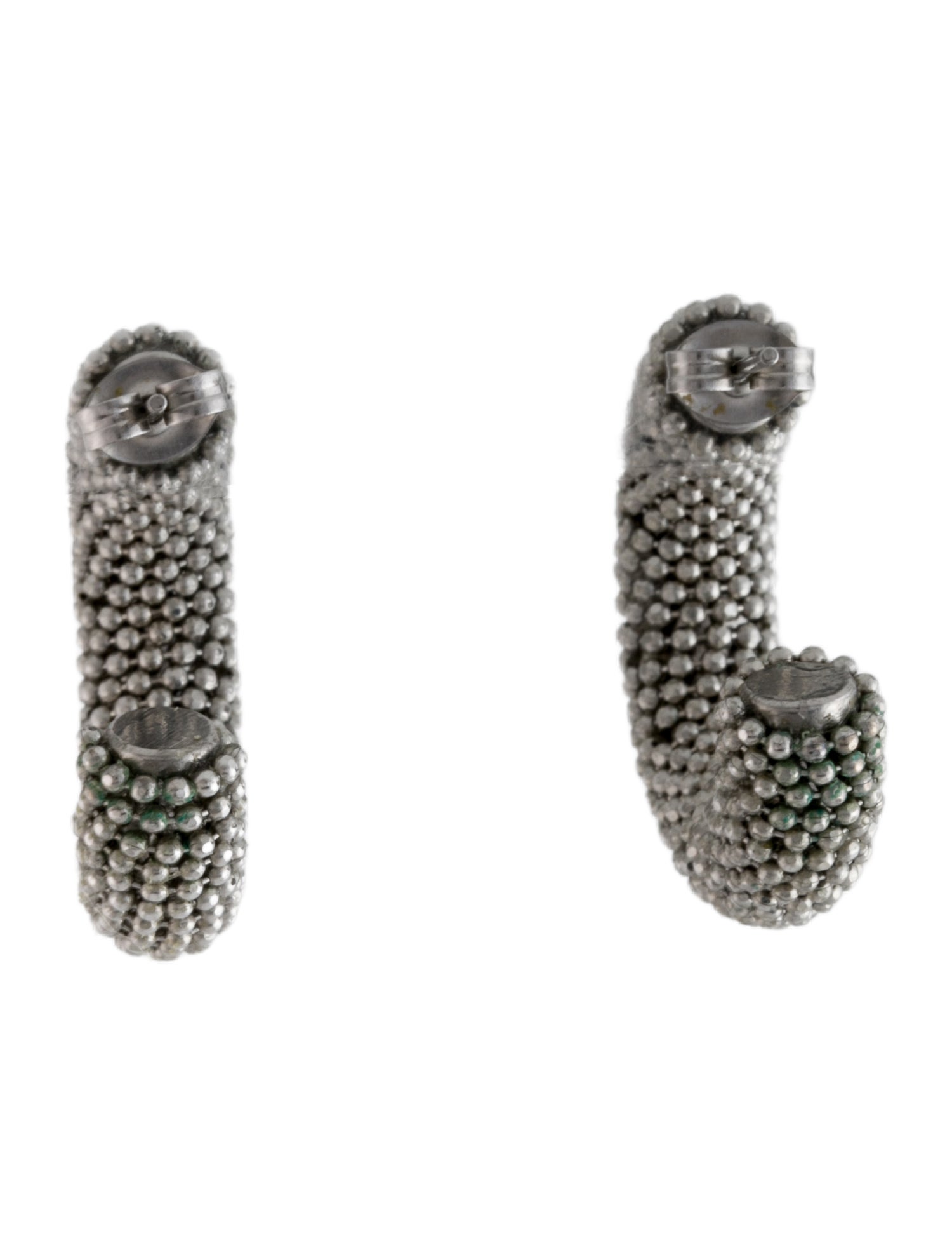 Fabiana Filippi Bead-Embellished Hoop Earrings