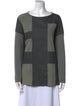 Fabiana Filippi Cashmere Colorblock Pattern Sweater