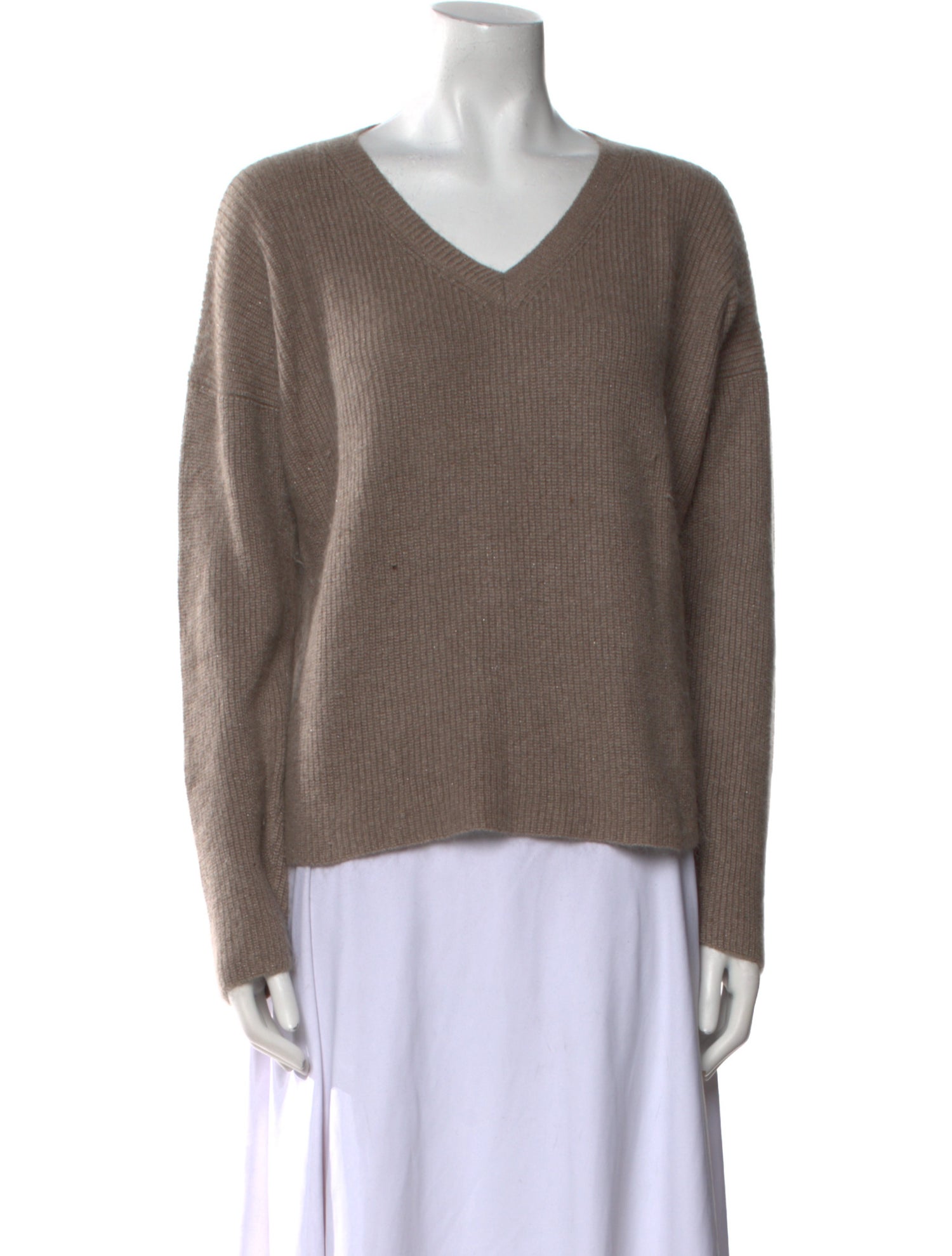 Fabiana Filippi Merino Wool V-Neck Sweater