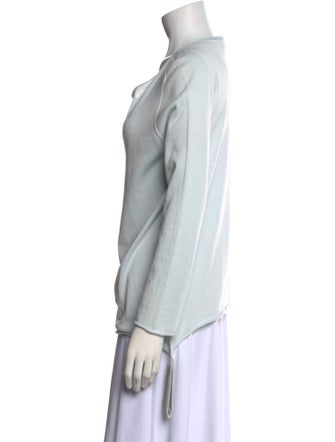 Fabiana Filippi Linen Cowl Neck Top