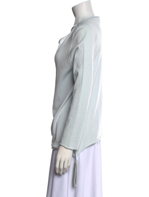 Fabiana Filippi Linen Cowl Neck Top