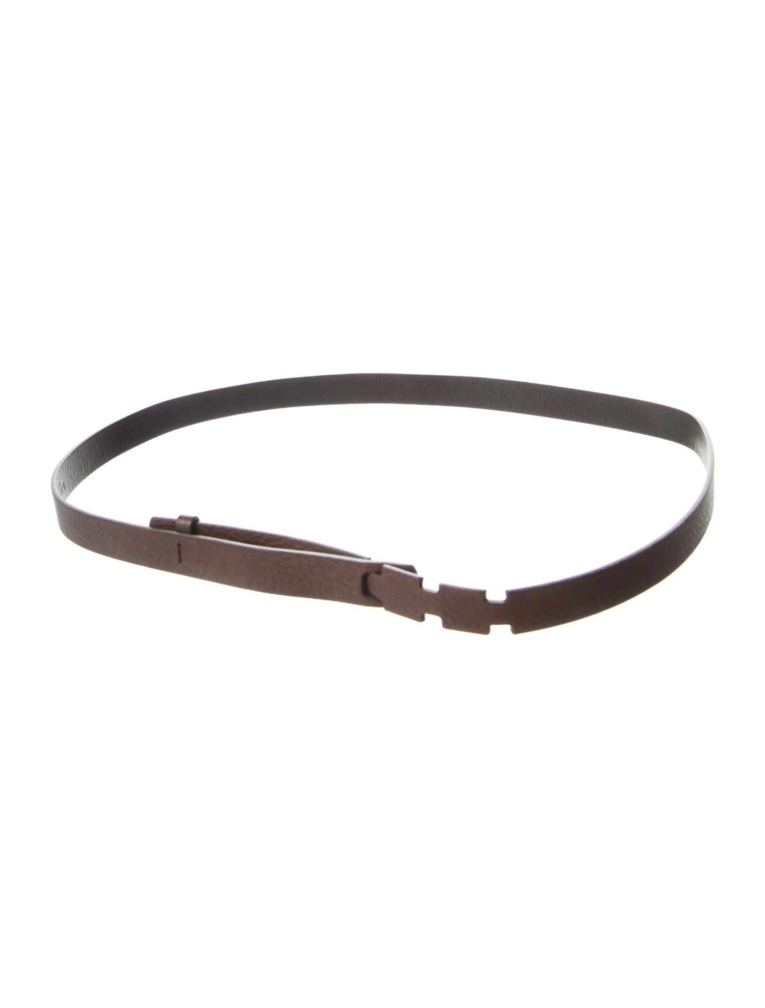Fabiana Filippi Skinny Leather Waist Belt