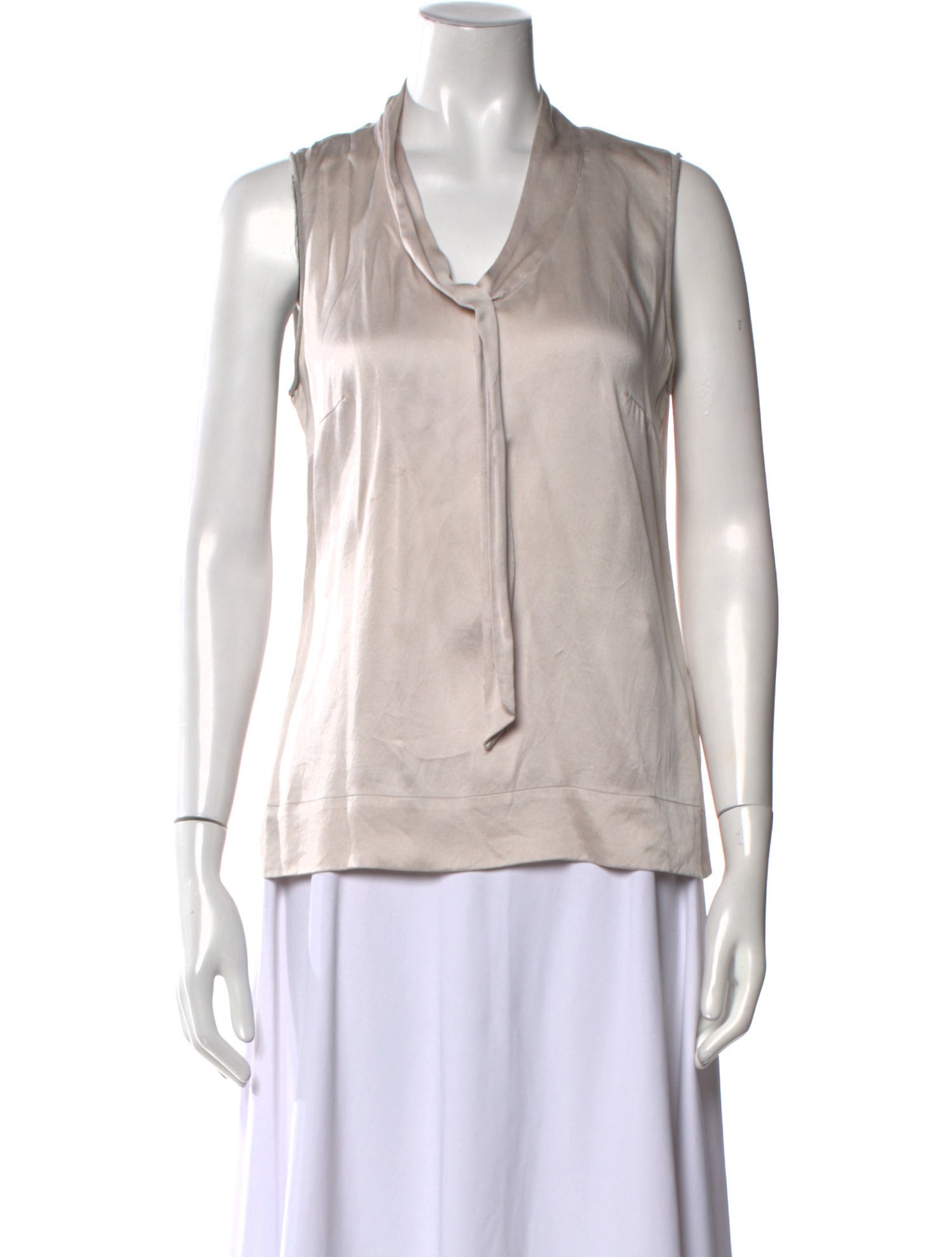 Fabiana Filippi V-Neck Sleeveless Blouse