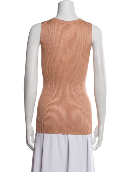 Fabiana Filippi Scoop Neck Sleeveless Top