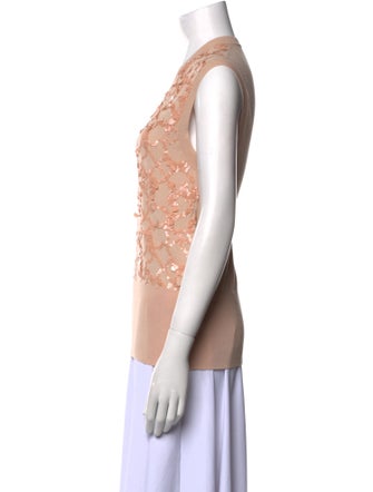 Fabiana Filippi Merino Wool Patterned Top