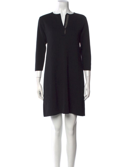 Fabiana Filippi Merino Wool Mini Dress