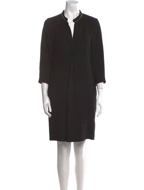 Fabiana Filippi V-Neck Knee-Length Dress