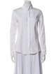 Fabiana Filippi Mock Neck Long Sleeve Button-Up Top