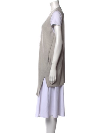 Fabiana Filippi Merino Wool Open Front Sweater