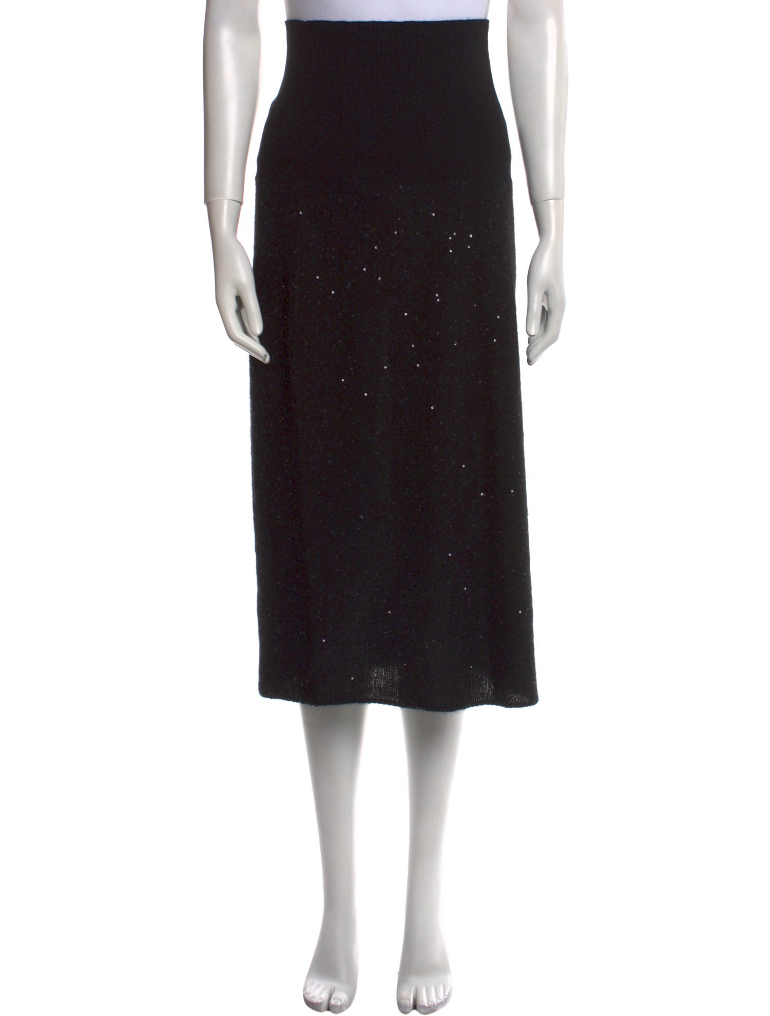 Fabiana Filippi Cashmere Knee-Length Skirt