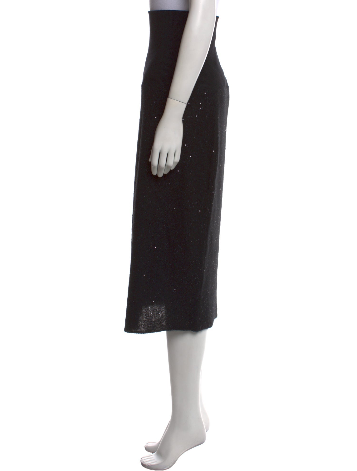 Fabiana Filippi Cashmere Knee-Length Skirt