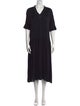 Fabiana Filippi V-Neck Midi Length Dress