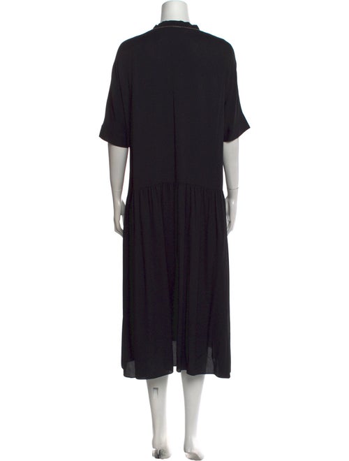 Fabiana Filippi V-Neck Midi Length Dress